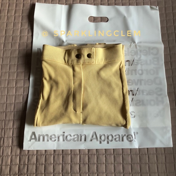 American Apparel Rare Yellow / Corn Riding Pant XS - Picture 5 of 9